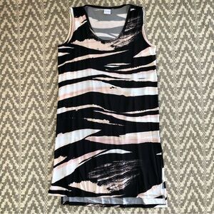 MaxMara Beachwear sleeveless shift style dress with side slits size medium